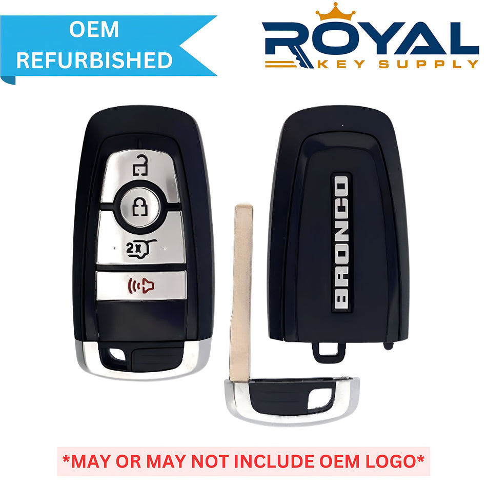 Ford Refurbished 2021-2022 Bronco Smart Key 4B Hatch FCCID: M3N-A2C931423 PN# M1PT-15K601-AA, 164-R8287, 5940277 - Royal Key Supply