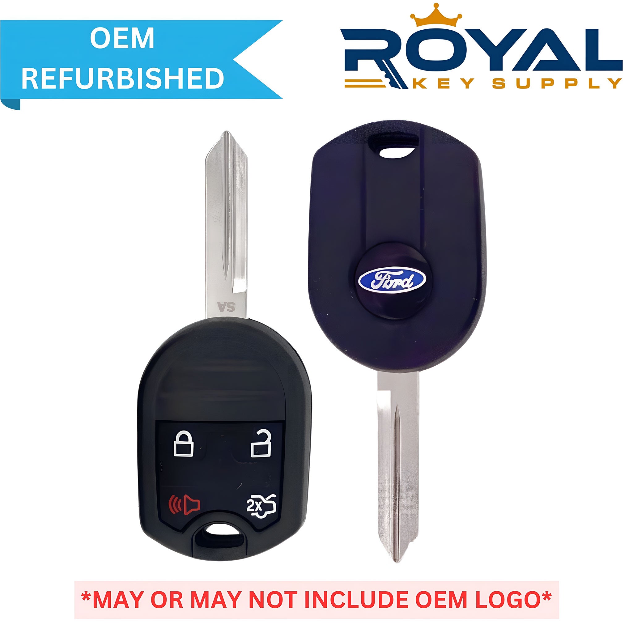 Ford Refurbished 2011-2019 Escape, Edge, Mustang, Flex, Focus Remote Head Key 4B Trunk FCCID: CWTWB1U793 80 Bit PN# 5912512, 164-R8073 - Royal Key Supply