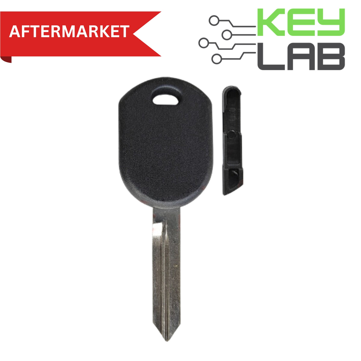 Ford Aftermarket 2000-2020 Plastic Head Key (w/ Chip Slot)  H92 / H84 / H85