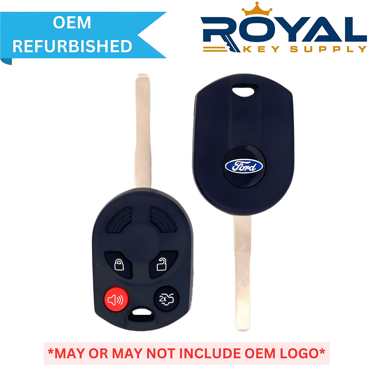 Ford Refurbished 2011-2019 Escape, Focus, C-Max, Transit Remote Head Key 4B Trunk FCCID: OUCD6000022 PN# 164-R8046, 164-R8126, 5921709 - Royal Key Supply