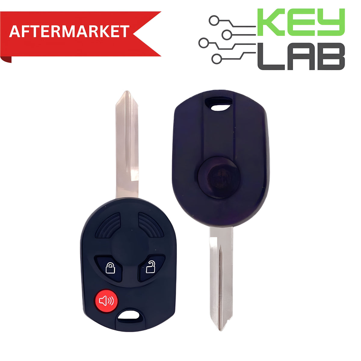 Ford Aftermarket 2006-2012 Edge, Explorer, Escape, Focus, Fusion, Remote Head Key 3B FCCID: OUCD6000022 PN# 850K-D6000022, 692810, 164-R7043, 5904306 - Royal Key Supply