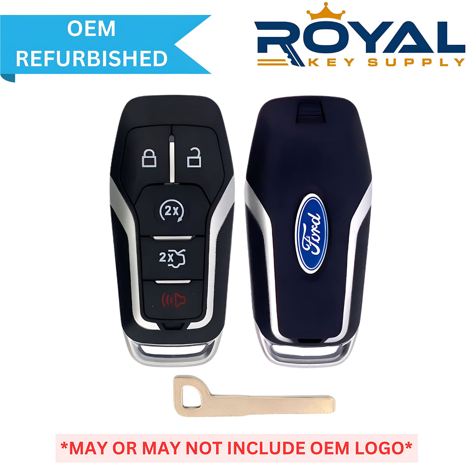 Ford Refurbished 2013-2017 Fusion, Edge, Explorer Smart Key 5B Trunk/Remote Start FCCID: M3N-A2C31243300 PN# 164-R7989, 5923896 - Royal Key Supply