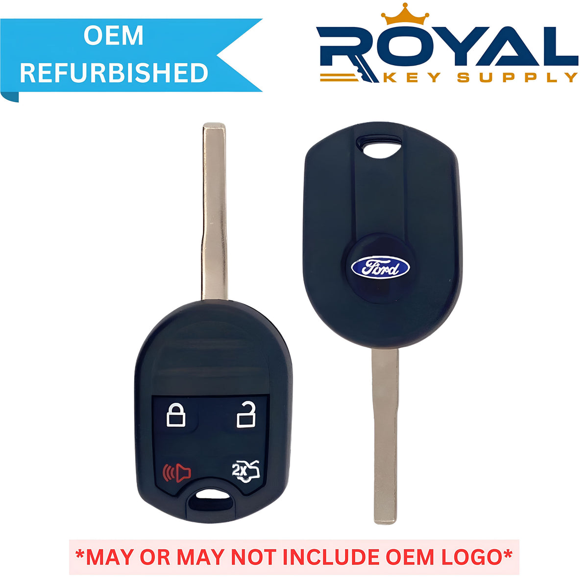 Ford Refurbished 2015-2019 Fiesta Remote Head Key 4B Trunk FCCID: CWTWB1U793 PN# 5922964, 164-R7976 - Royal Key Supply