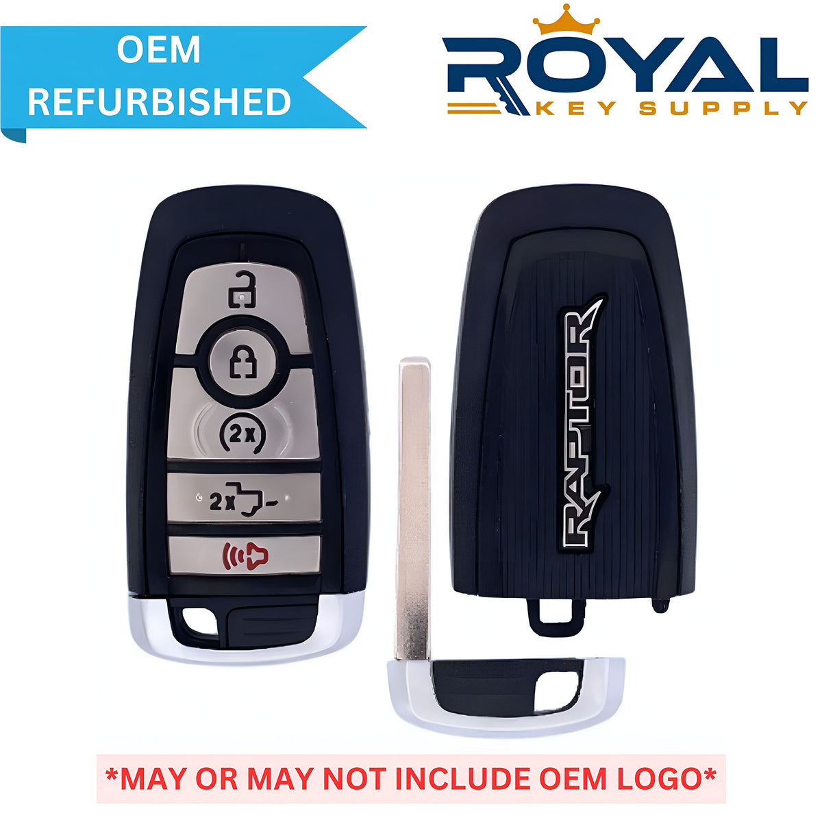 Ford Refurbished 2018-2020 Raptor Smart Key 5B Remote Start/Tailgate FCCID: M3N-A2C93142600 PN# 164-R8185, 5933019 - Royal Key Supply