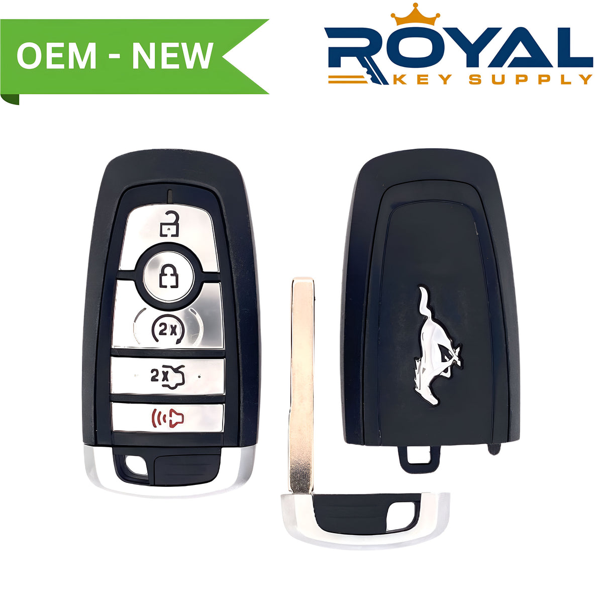 Ford New OEM 2023-2024 Mustang Smart Key 5B Remote Start/Trunk FCCID: M3N-A3C108397 PN# 164-R8347 - Royal Key Supply