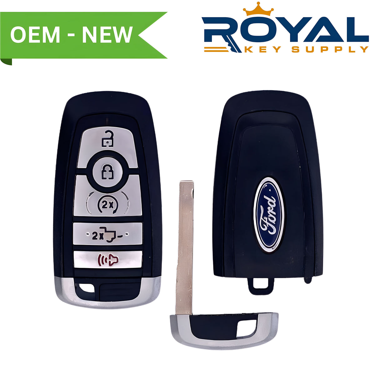 Ford New OEM 2023-2024 F-250, F-350 Super Duty Smart Key 5B Tailgate FCCID: M3N-A3C108397 PN# 164-R8330 - Royal Key Supply