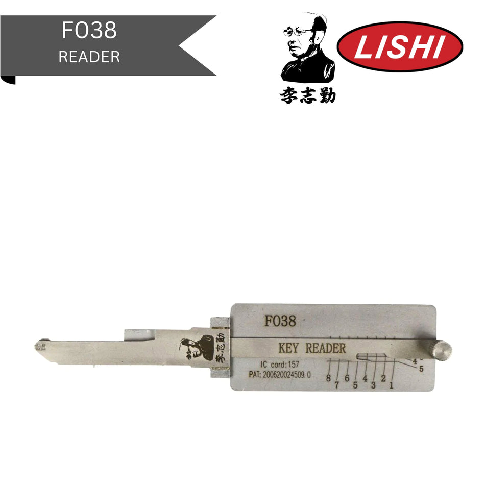Original Lishi - Ford FO38 - Reader & Decoder - AG - Royal Key Supply