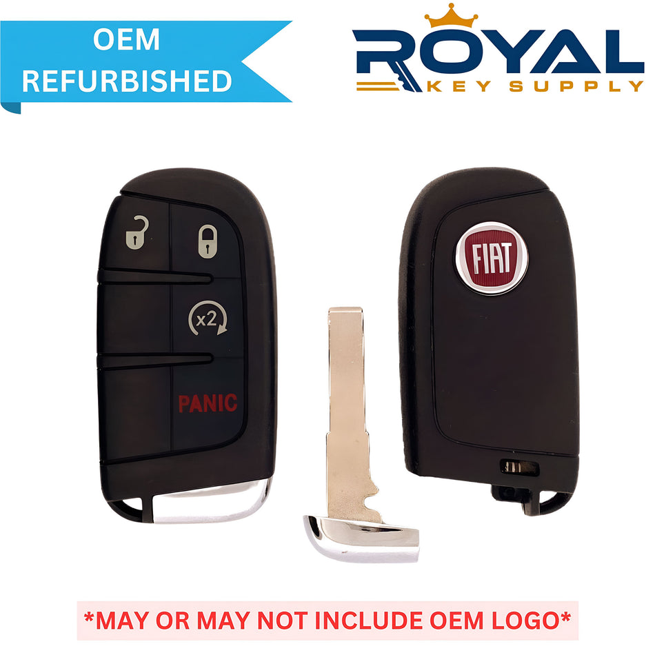 Fiat Refurbished 2015-2017 Fiat 500 Smart Key 4B Remote Start FCCID: M3N-40821302 PN# 735637066 - Royal Key Supply