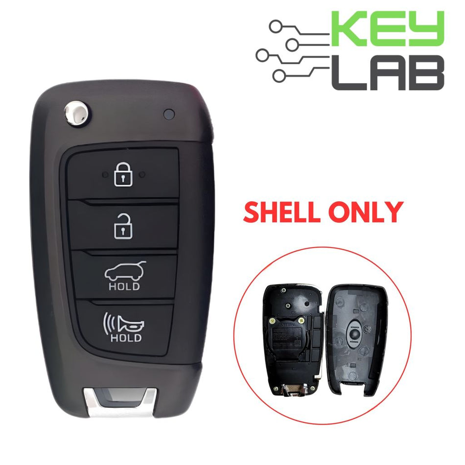 Hyundai 2018-2021 Remote Flip Key SHELL 4B Hatch for TQ8-RKE-4F39