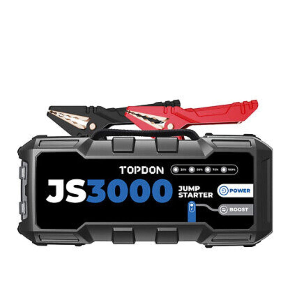 TOPDON - JumpSurge 3000 - Power Bank & Jumpstarter - 12V - Includes Flashlight - Boost Function