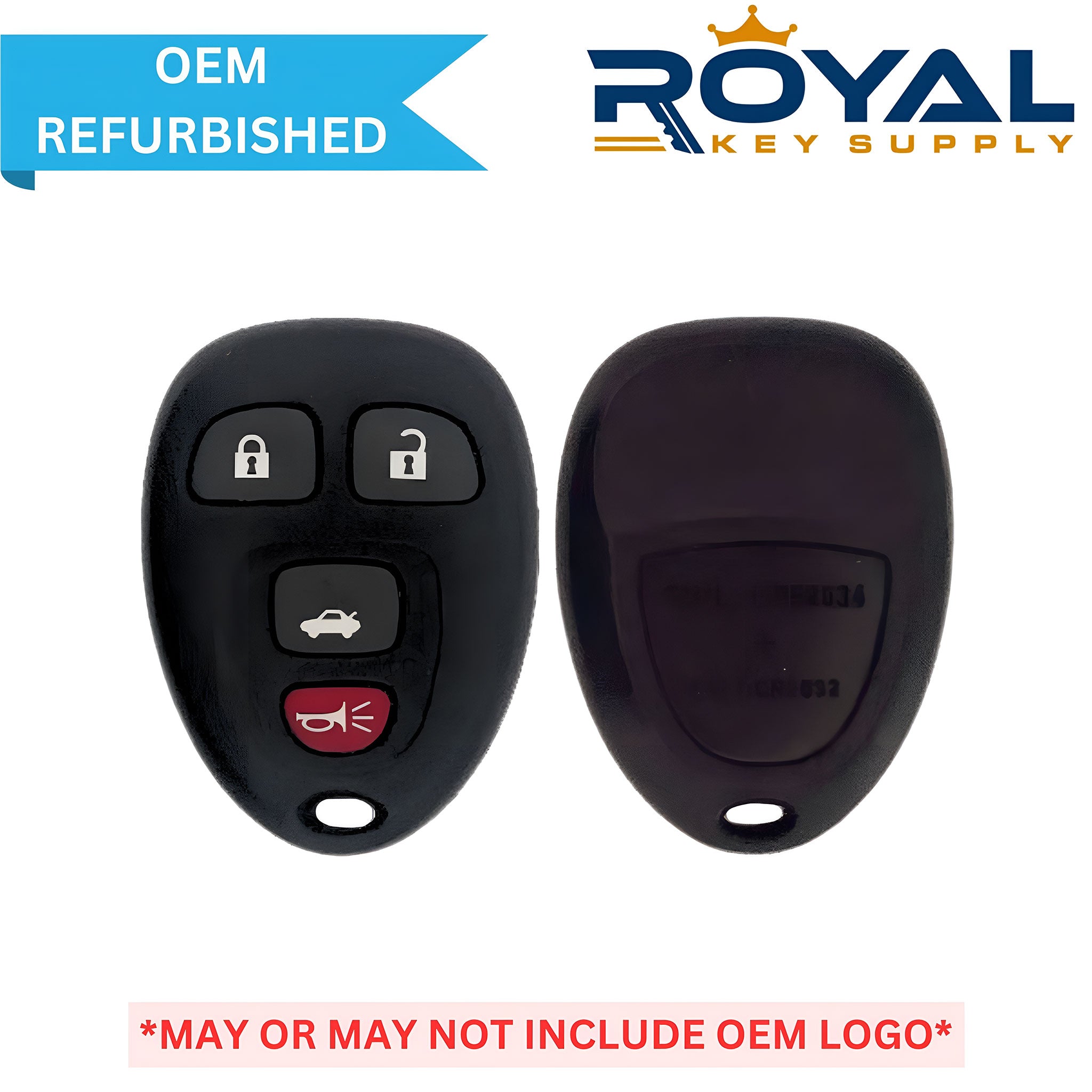 GM Refurbished 2004-2013 Impala Keyless Entry Remote 4B Trunk FCCID: OUC60270 PN# 20935330 - Royal Key Supply