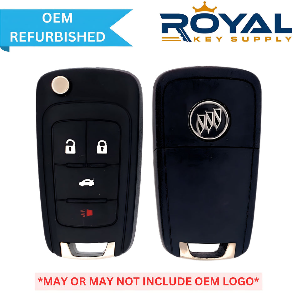 GM Refurbished 2010-2017 Allure Remote Flip Key 4B Trunk FCCID: OHT05918179 PN# 5912555 - Royal Key Supply