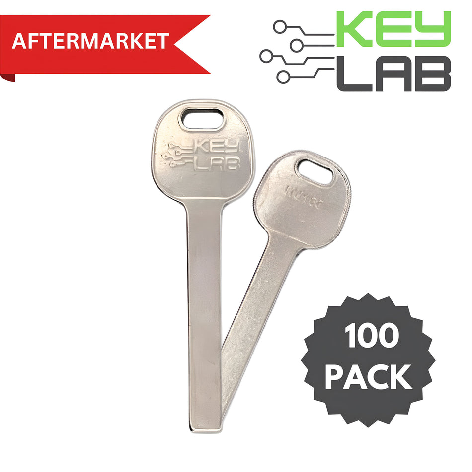 GM Aftermarket 2010-2022 Envision, Camaro, Malibu, Yukon Metal Key HU100 (Pack of 100) - Royal Key Supply
