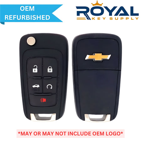 GM Refurbished 2014-2018 Impala, Malibu, Sonic Remote Flip Key 5B Trunk/Remote Start FCCID: KR55WK50073 PN# 13586490 - Royal Key Supply