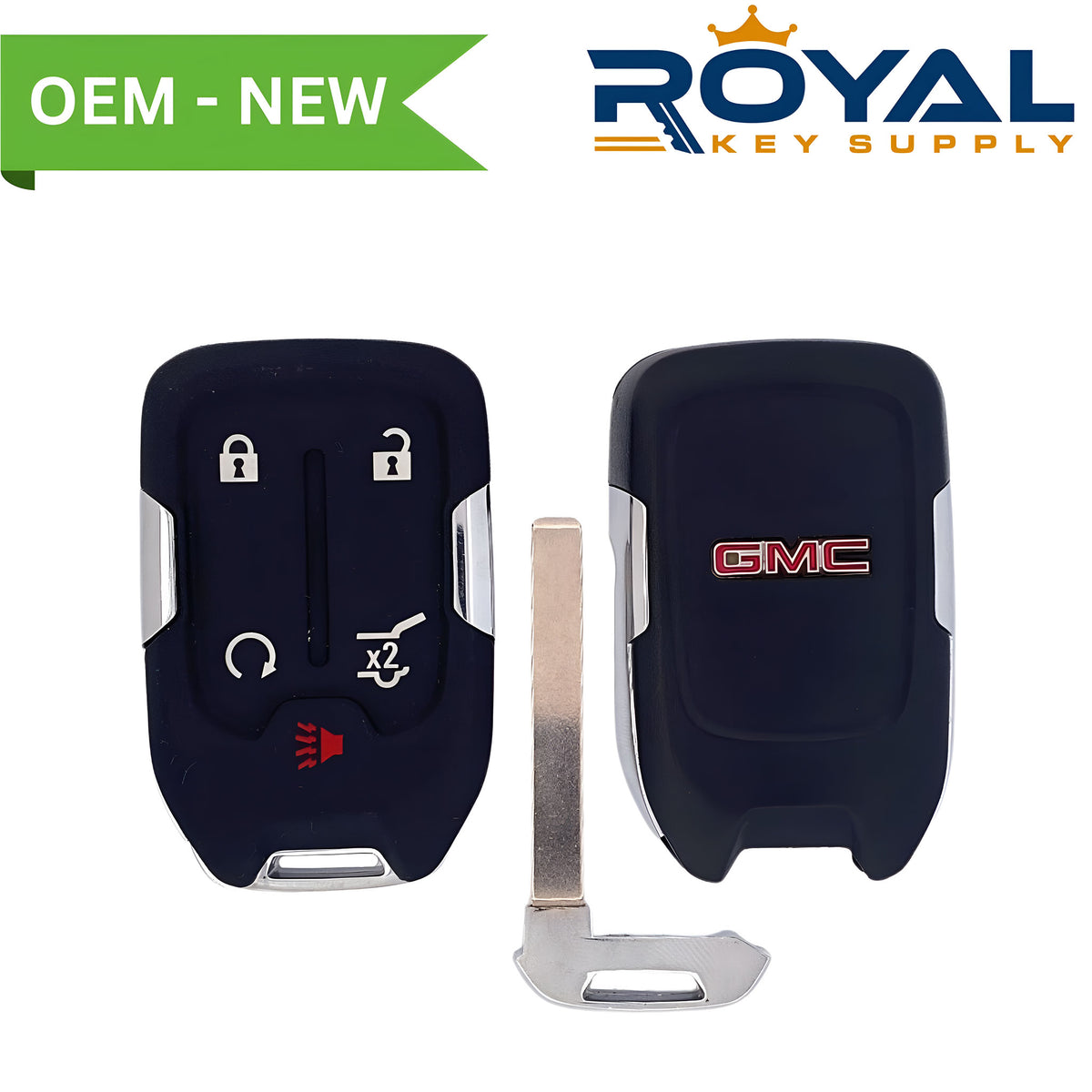 GMC New OEM 2017-2020 Terrain Smart Key 5B Hatch/Remote Start FCCID: HYQ1EA PN# 13508275 - Royal Key Supply