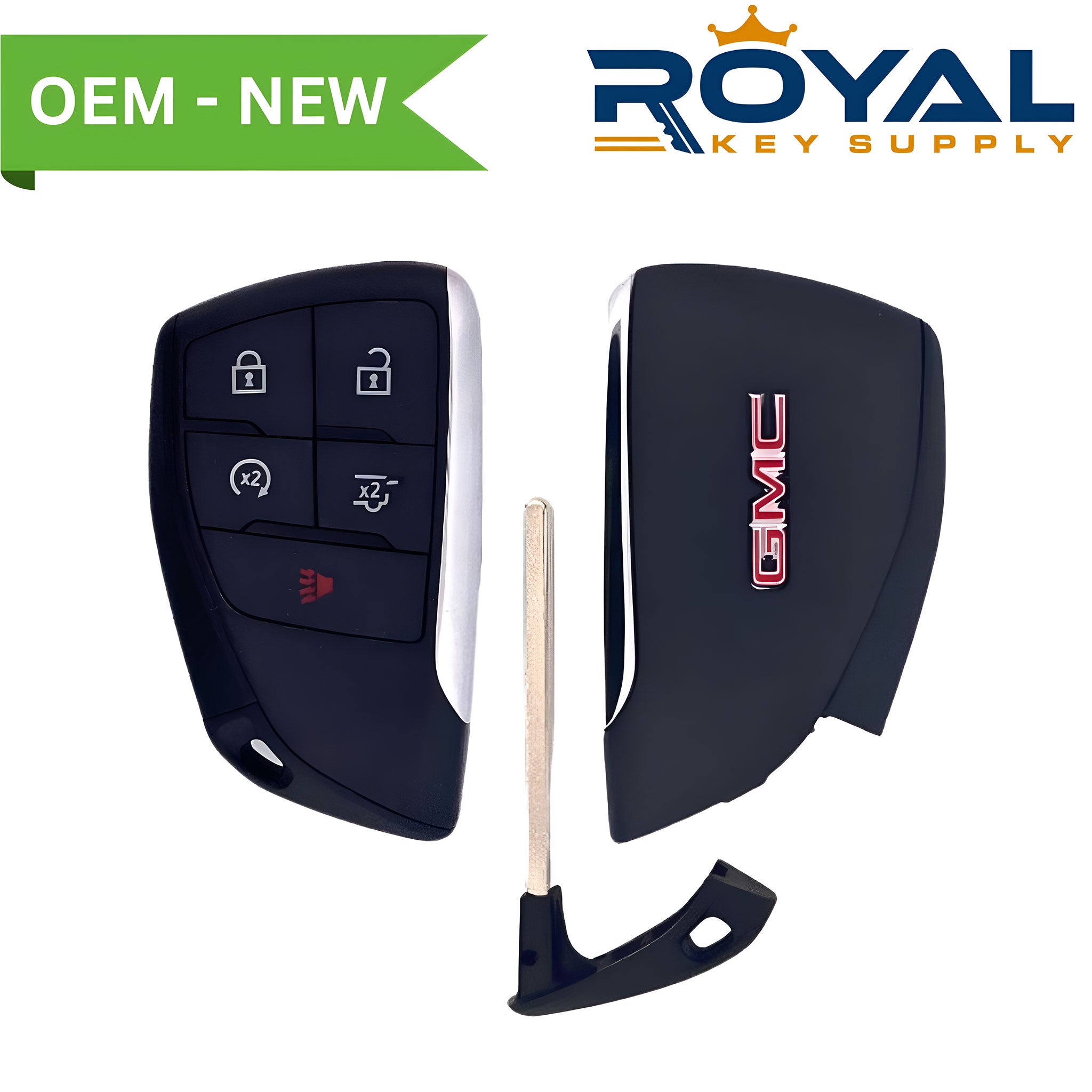 GMC New OEM 2021-2022 Yukon Smart Key 5B Hatch/Remote Start FCCID:YG0G21TB2 PN# 13537956 - Royal Key Supply