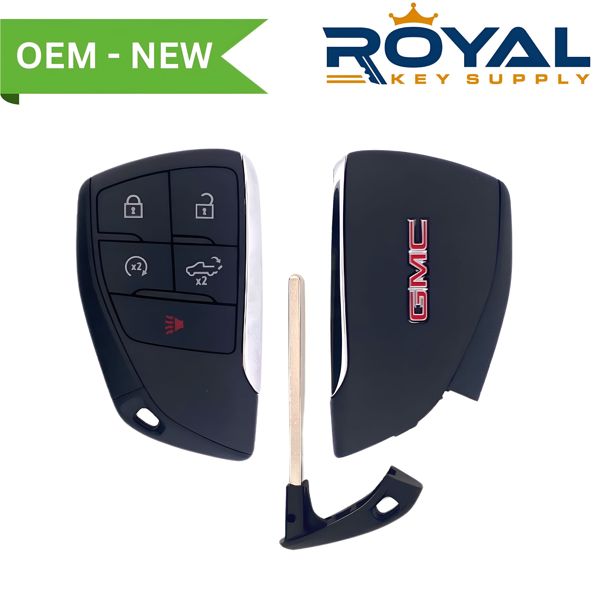 GMC New OEM 2022-2024 Sierra Smart Key 5B Tailgate/Remote Start FCCID: YG0G21TB2 PN# 13548440 - Royal Key Supply