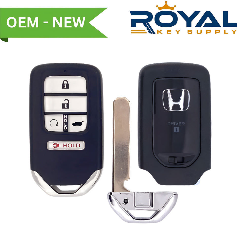 Honda New OEM 2019-2022 Passport, Pilot Smart Key (Memory 1) 5B Remote Start/Hatch FCCID: KR5V44 - KR5T44 PN# 72147-TG7-AA1 - Royal Key Supply