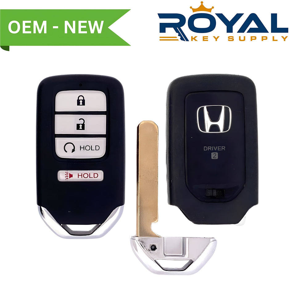 Honda New OEM 2020-2022 Ridgeline Smart Key (Memory 2) 4B Remote Start FCCID: KR5T41 PN# 72147-T6Z-A71 - Royal Key Supply