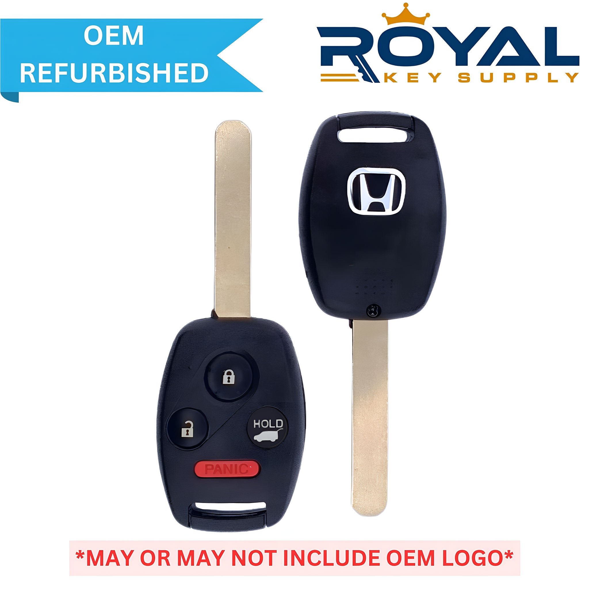 Honda Refurbished 2012-2015 Pilot Remote Head Key 4B Hatch Glass(HOLD) FCCID: KR55WK49308 PN# 35118-SZA-A51 - Royal Key Supply