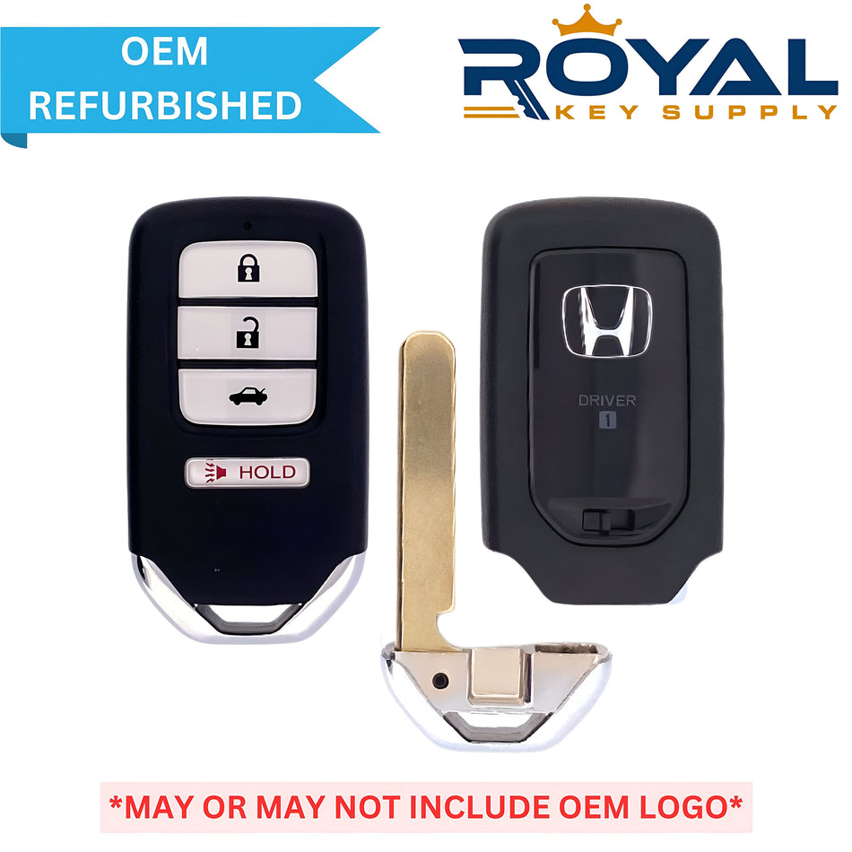 Honda Refurbished 2013-2015 Accord, Civic Smart Key (Memory 1) 4B Trunk FCCID: ACJ932HK1210A PN# 72147-T2A-A11 - Royal Key Supply