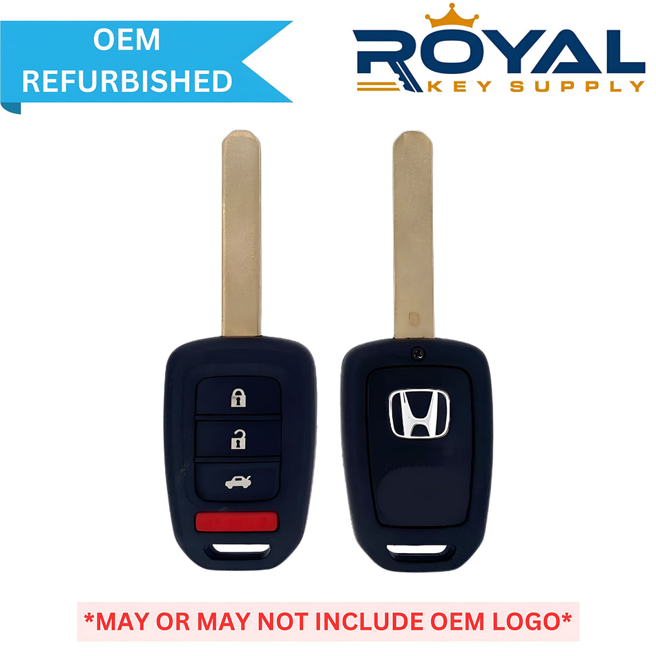 Honda Refurbished 2013-2015 Accord, Civic Remote Head Key 4B Trunk FCCID: MLBHLIK6-1T PN# 35118-T2A-A20 - Royal Key Supply