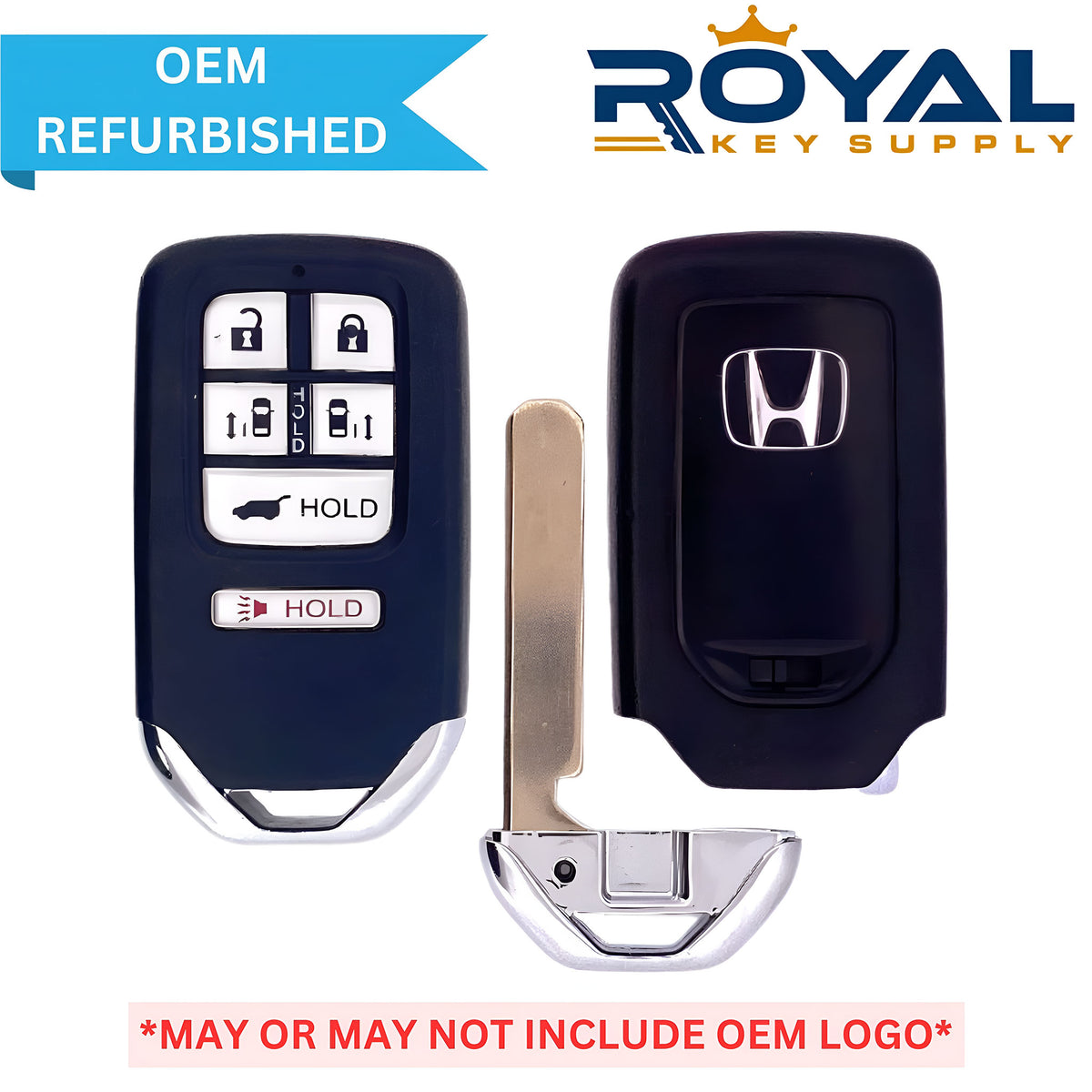 Honda Refurbished 2014-2017 Odyssey EXL/Touring Smart Key (No Memory) 6B Power Doors/Hatch FCCID: KR5V1X PN# 72147-TK8-A51 - Royal Key Supply