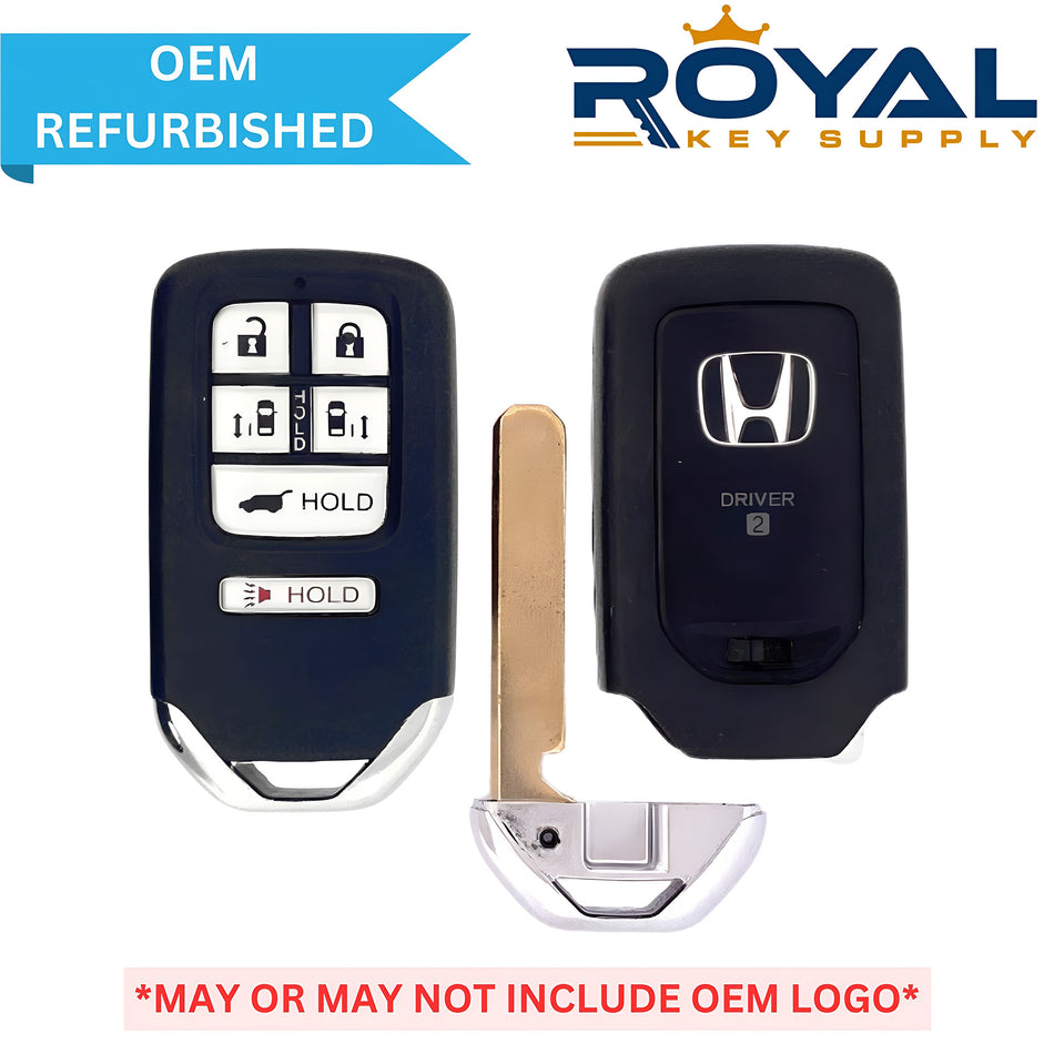 Honda Refurbished 2014-2017 Odyssey EXL/Touring Smart Key (Memory 2) 6B Power Doors/Hatch FCCID: KR5V1X PN# 72147-TK8-A61 - Royal Key Supply