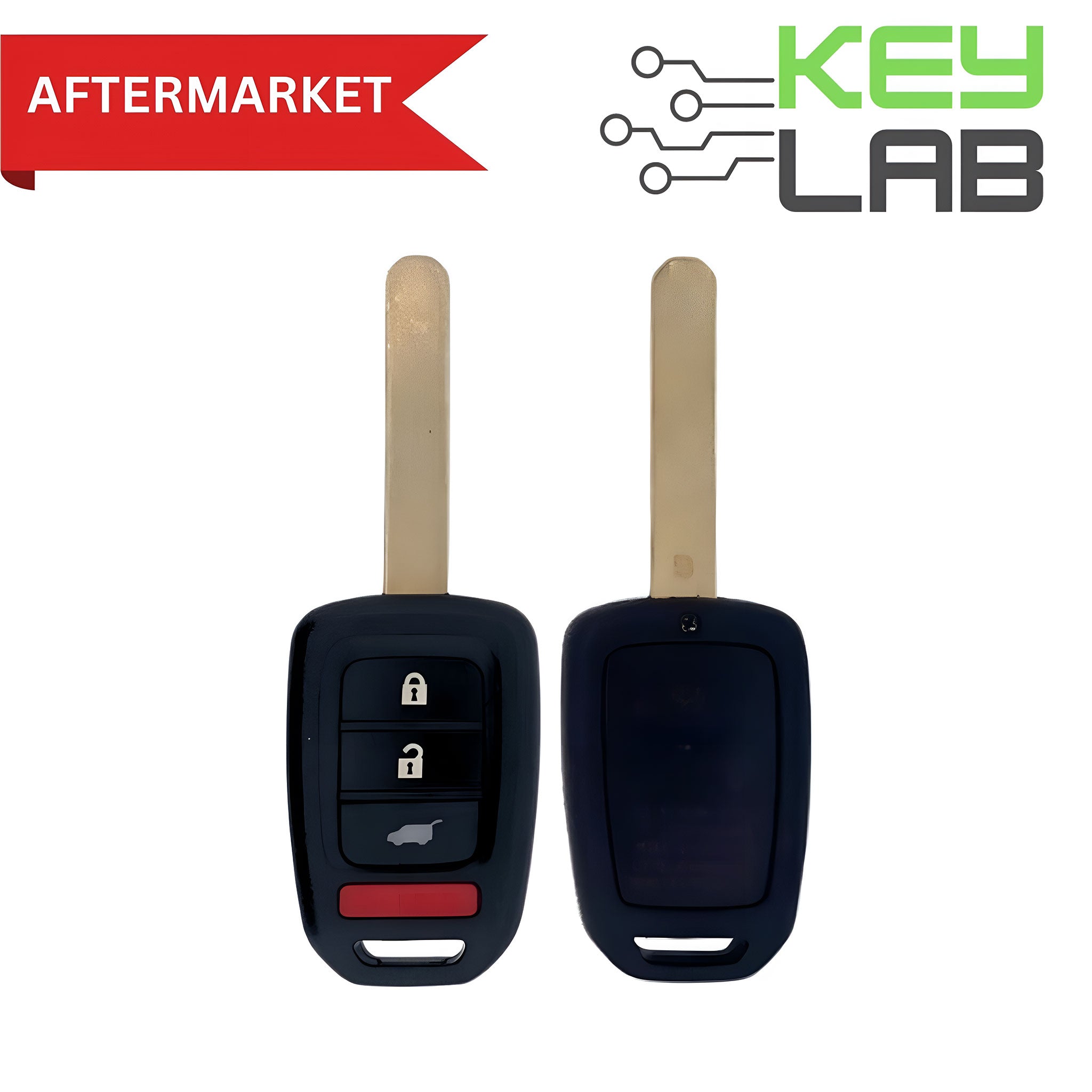 Honda Aftermarket 2014-2022 CR-V, HR-V Remote Head Key 4B Hatch FCCID: MLBHLIK6-1T PN# 35118-T0A-A30 - Royal Key Supply