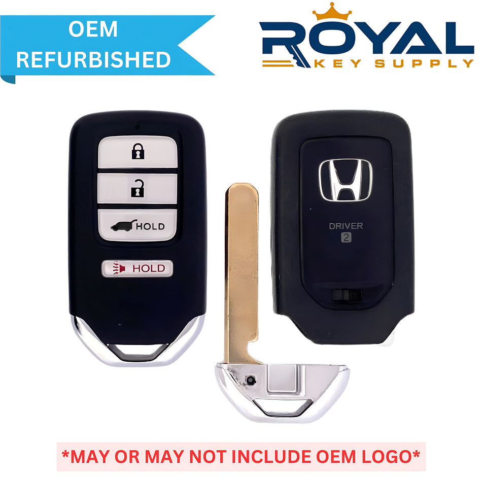 Honda Refurbished 2015-2016 CR-V Touring Smart Key (Memory 2) 4B Hatch FCCID: ACJ932HK1210A PN# 72147-T0A-A31 - Royal Key Supply