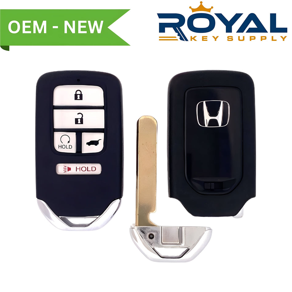 Honda New OEM 2016-2022 CR-V, Civic Smart Key (No Memory) 5B Hatch/Remote Start FCCID: KR5V2X V44 PN# 72147-TLA-A02 - Royal Key Supply