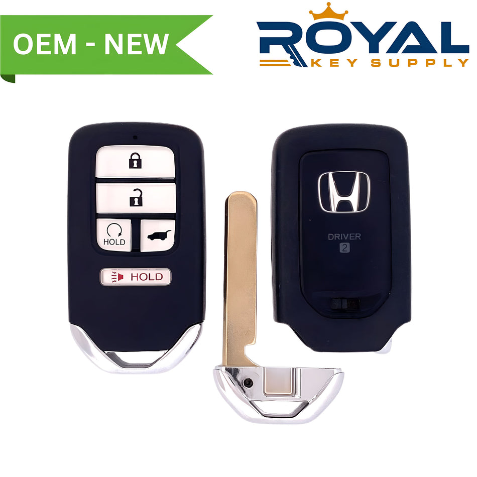 Honda New OEM 2016-2022 CR-V, Civic Smart Key (Memory 2) 5B Hatch/Remote Start FCCID: KR5V2X V44  PN# 72147-TLA-A91 - Royal Key Supply