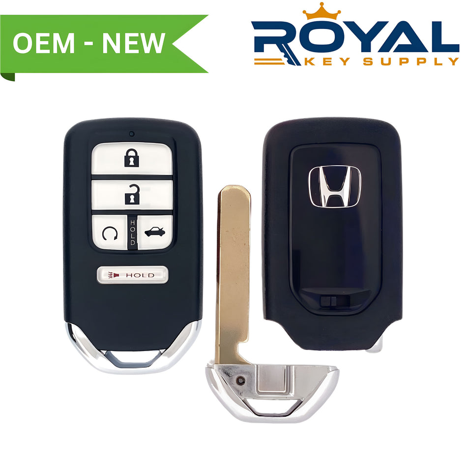 Honda New OEM 2016-2021 Civic Smart Key 5B Trunk/Remote Start (Hold in Middle) FCCID: KR5V2X PN# 72147-TBA-A11 - Royal Key Supply