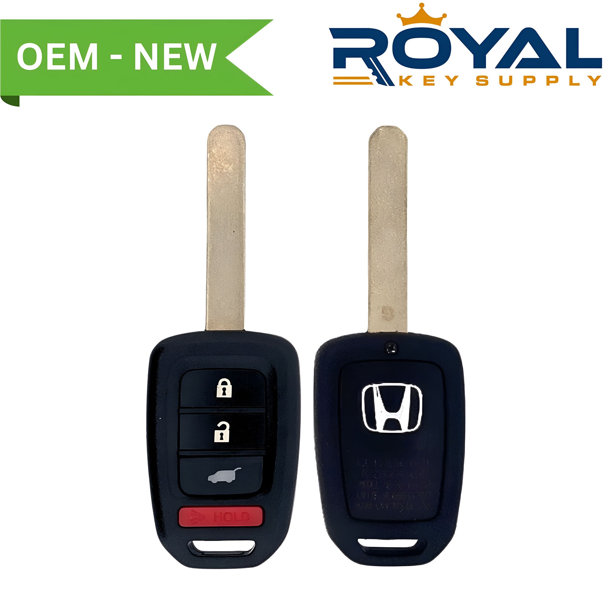 Honda New OEM 2017-2022 CR-V, Civic Remote Head Key 4B Hatch FCCID: MLBHLIK6-1TA PN# 35118-TLA-A00 - Royal Key Supply