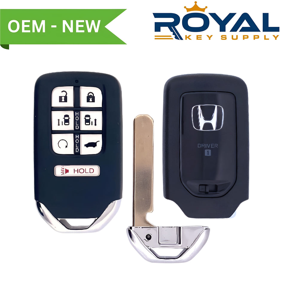 Honda New OEM 2018-2020 Odyssey Smart Key (Memory 1) 7B Hatch/Remote Start/Power Doors FCCID: KR5V2X PN# 72147-THR-A21 - Royal Key Supply