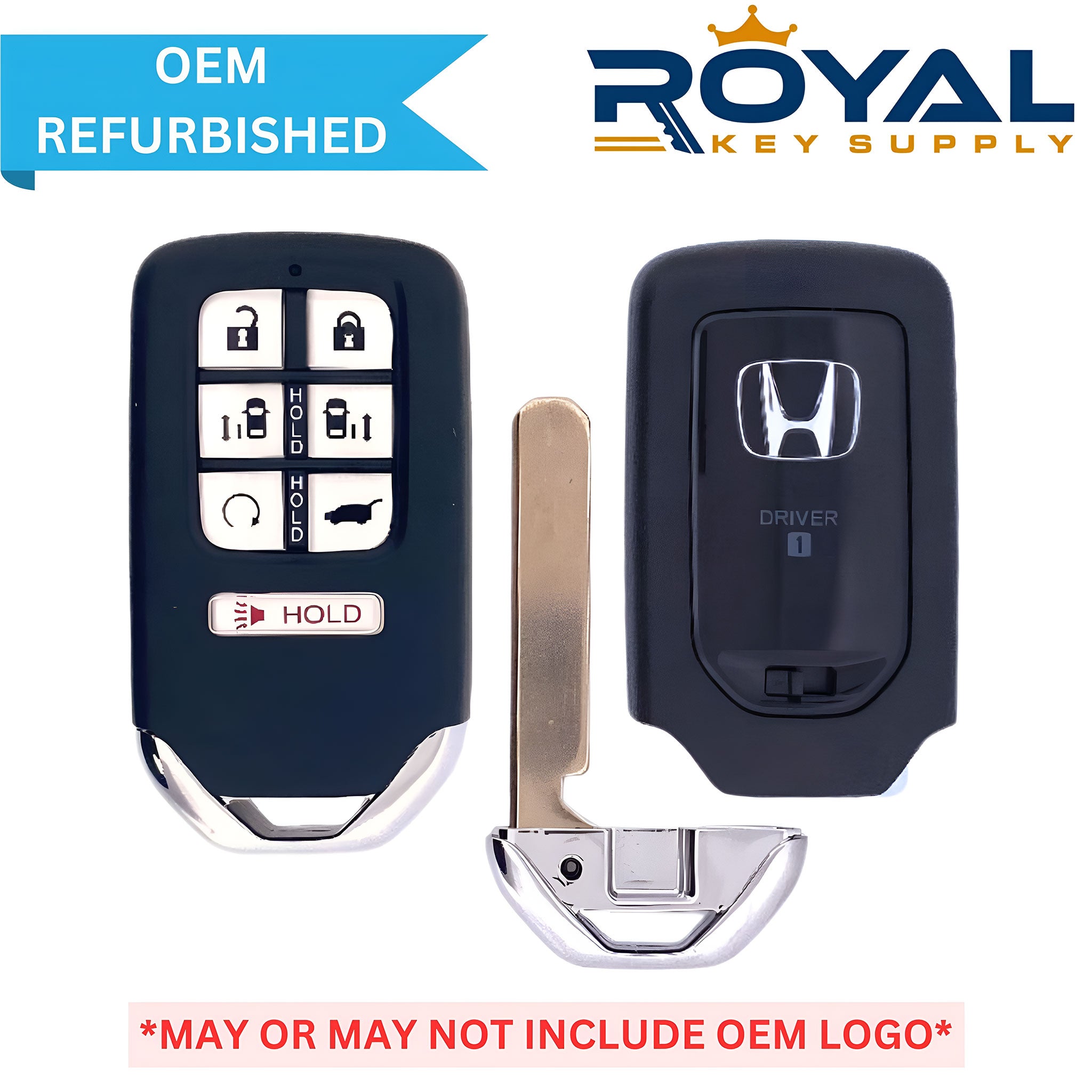 Honda Refurbished 2018-2020 Odyssey Smart Key (Memory 1) 7B Hatch/Remote Start/Power Doors FCCID: KR5V2X PN# 72147-THR-A21 - Royal Key Supply