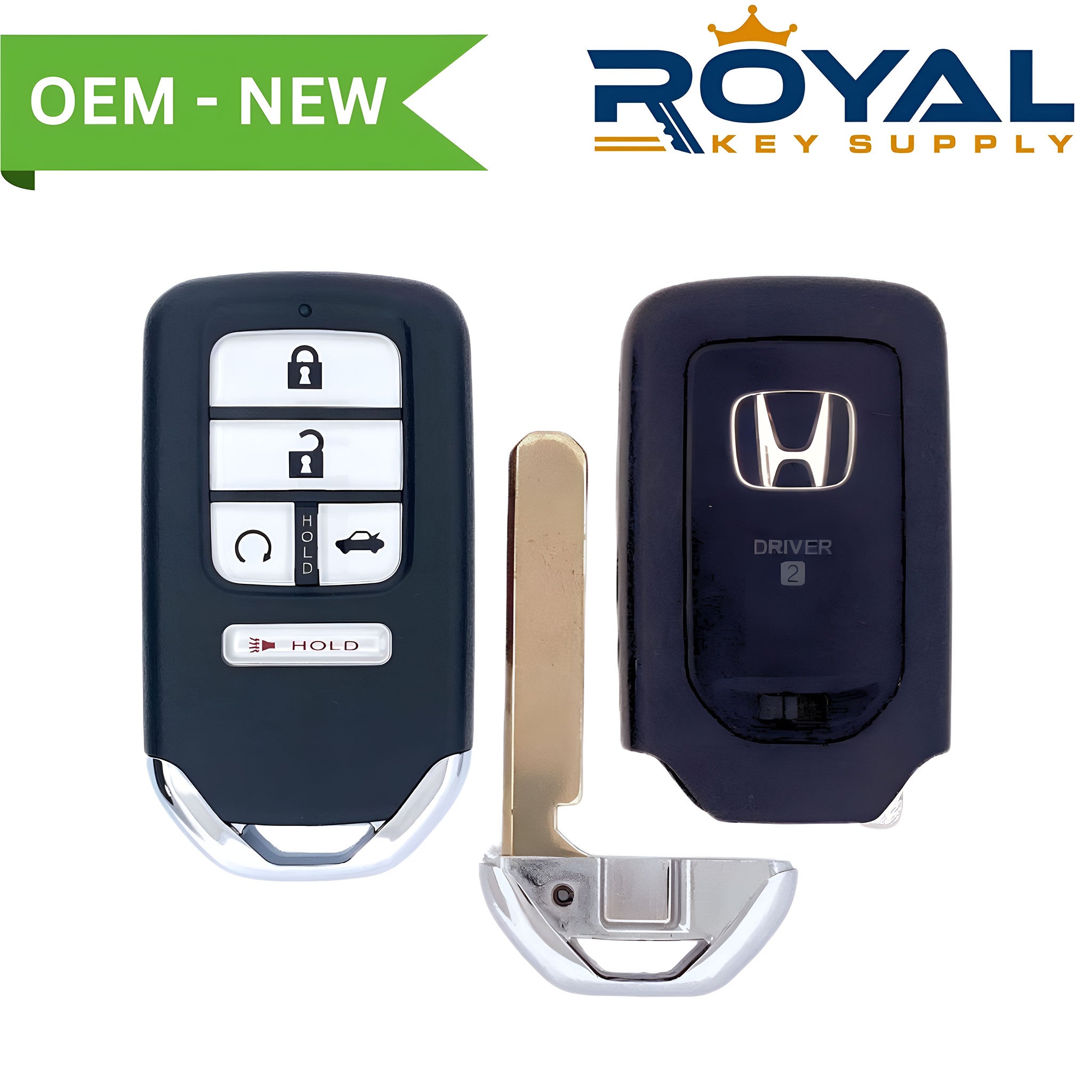 Honda New OEM 2018-2022 Accord Smart Key (Memory 2) 5B Trunk/Remote Start FCCID: CWTWB1G0090 PN# 72147-TVA-A31 - Royal Key Supply