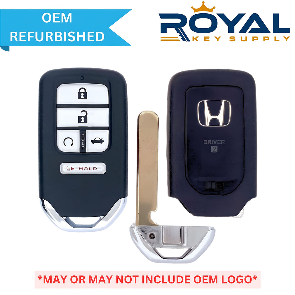 Honda Refurbished 2018-2022 Accord Smart Key (Memory 2) 5B Trunk/Remote Start FCCID: CWTWB1G0090 PN# 72147-TVA-A31 - Royal Key Supply