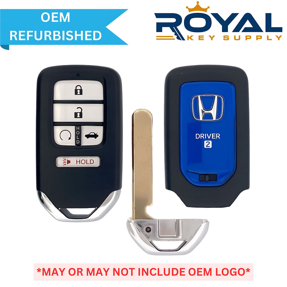 Honda Refurbished 2018-2022 Insight, Accord Smart Key (Memory 2) 5B Trunk/Remote Start FCCID: CWTWB1G0090 PN# 72147-TWA-A31 - Royal Key Supply