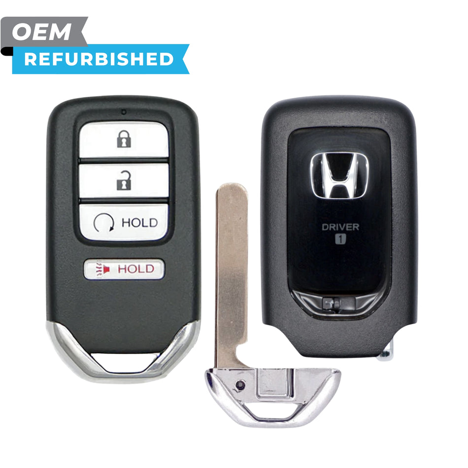 Honda Refurbished 2017-2019 Ridgeline Smart Key (Memory 1) 4B Remote Start FCCID: KR5V2X PN# 72147-T6Z-A21