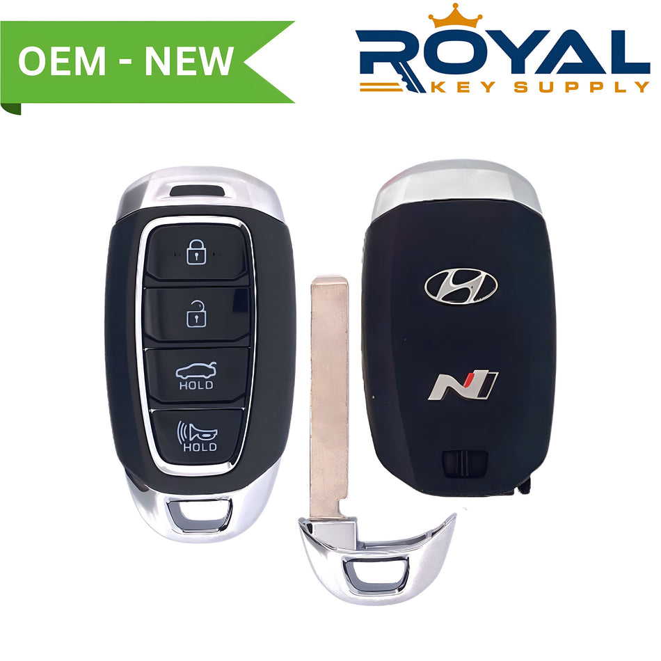 Hyundai New OEM 2021-2022 Elantra (N Logo) Smart Key 4B Trunk FCCID: NYOMBEC4FOB2004 PN# 95440-IB100 - Royal Key Supply