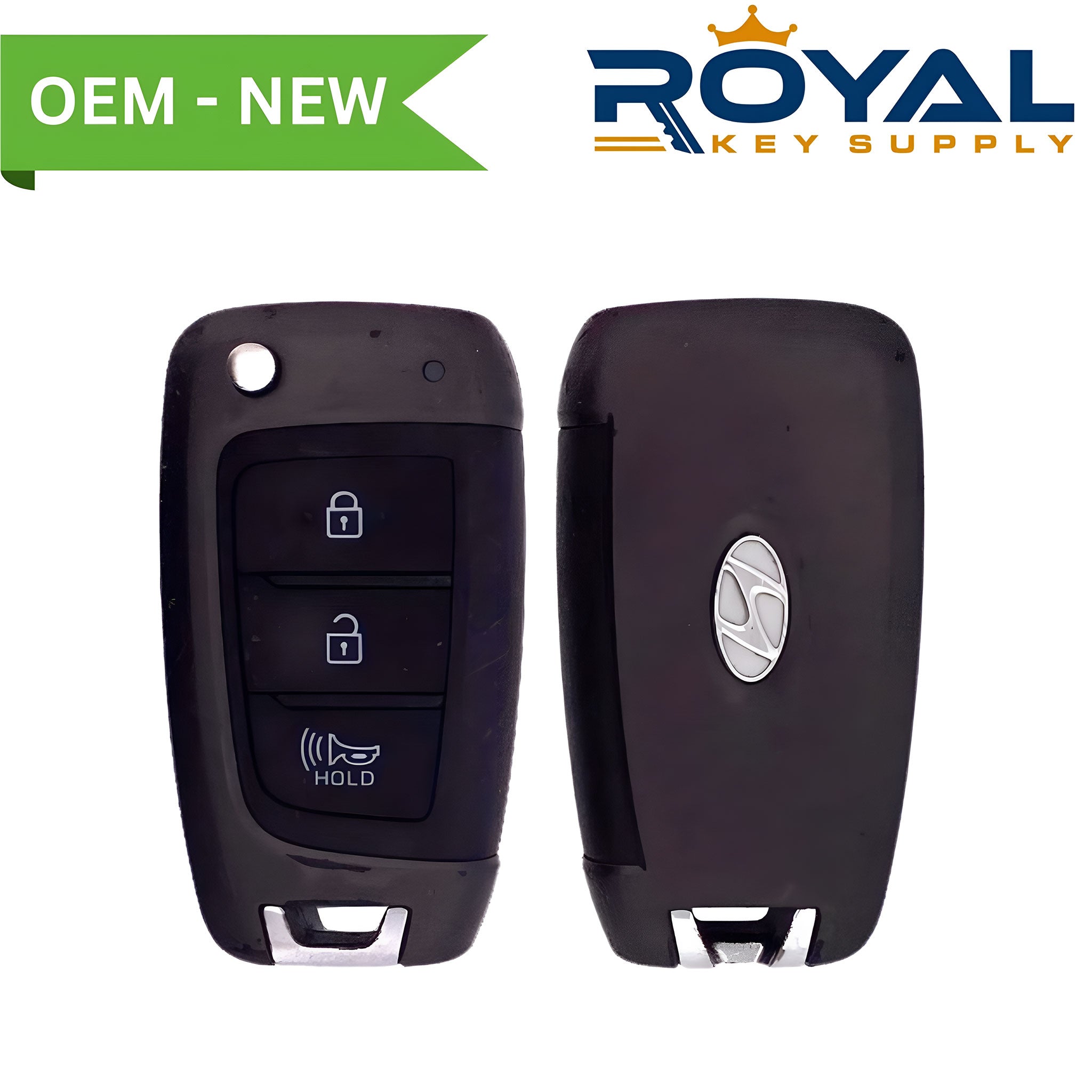 Hyundai New OEM 2021-2023 Kona, Remote Flip Key 3B FCCID: 2AV76-NMOK-451T (OS PE) PN# 95430-J9400 - Royal Key Supply