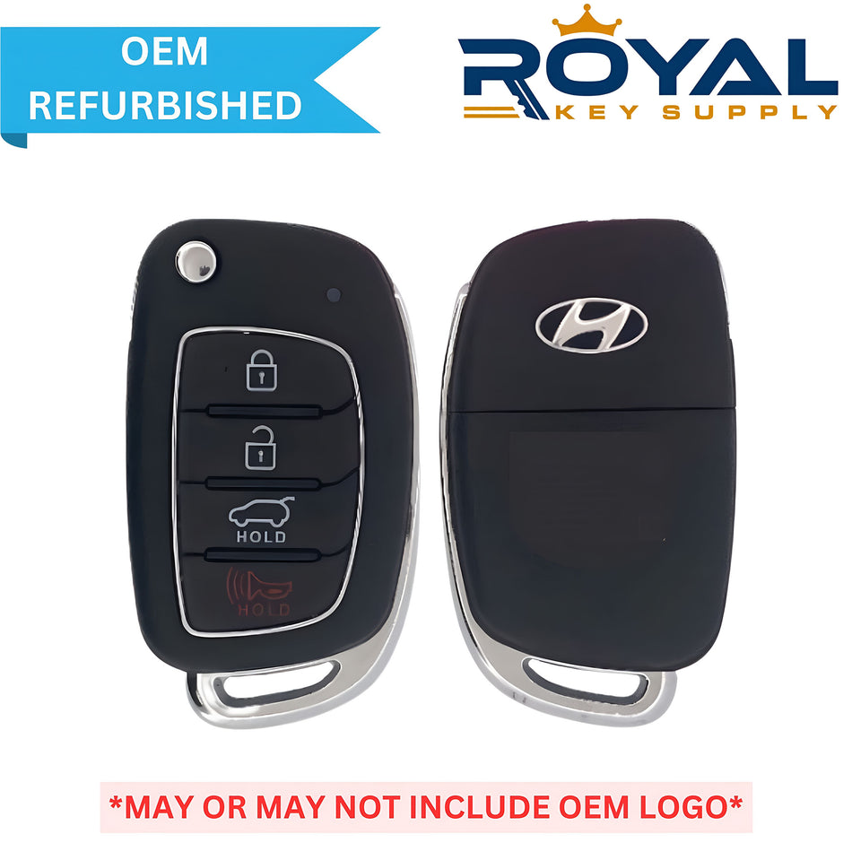 Hyundai Refurbished  2013-2016 Santa Fe Remote Flip Key 4B Hatch FCCID: TQ8-RKE-3F04 PN# 95430-4Z100 - Royal Key Supply