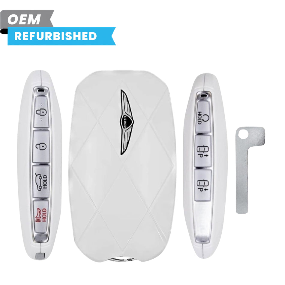 Genesis Refurbished 2025-2026 GV70 White Shell Smart Key 7B FCCID:TQ8-FOB-4FA0U44 PN# 95440-ARDB0
