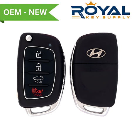 Hyundai New OEM 2015-2017 Sonata Flip Key 4B Trunk FCCID: TQ8-RKE-4F16 PN# 95430-C1010 - Royal Key Supply