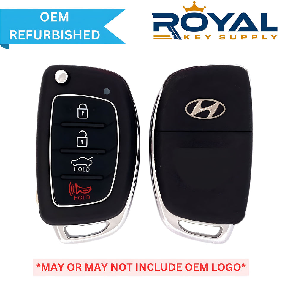 Hyundai Refurbished 2015-2017 Sonata Flip Key 4B Trunk FCCID: TQ8-RKE-4F16 PN# 95430-C1010 - Royal Key Supply