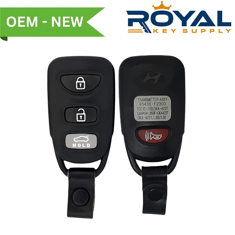 Hyundai New OEM 2016-2020 ELANTRA KEYLESS ENTRY REMOTE 4B TRUNK FCCID: OSLOKA-423T PN# 95430-F2300 - Royal Key Supply