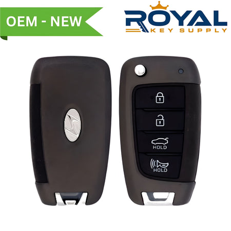 Hyundai New OEM 2021 Elantra Remote Flip Key 4B Trunk FCCID: NYOMBEC4TX2004 PN# 95430-AA000 - Royal Key Supply