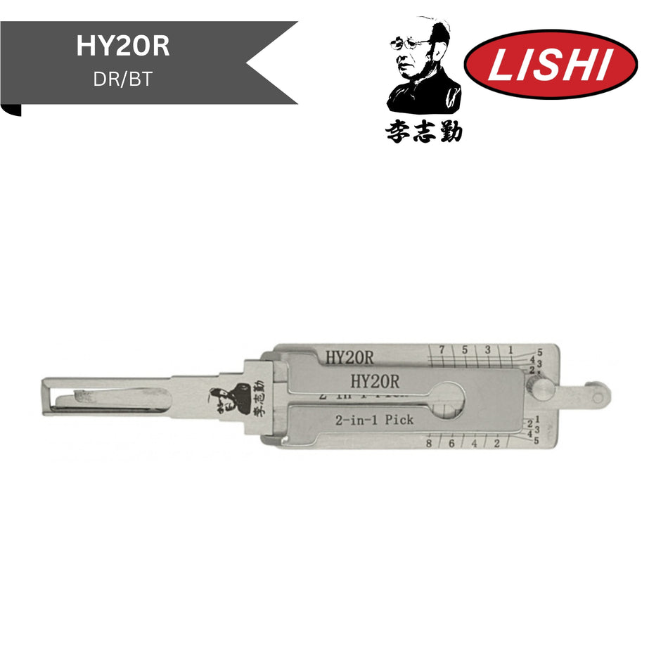 Original Lishi - Hyundai HY20R (Dr/Bt) - 2-In-1 Pick/Decoder - Royal Key Supply