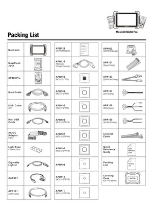 Autel - MaxiIM IM608 PRO II Key Programmer Full Kit (G-BOX3, APB112, IMKPA, XP400)